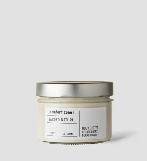 comfort zone, sacred nature body butter, puur beauty skin, borger