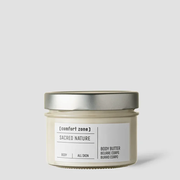 comfort zone, sacred nature body butter, puur beauty skin, borger